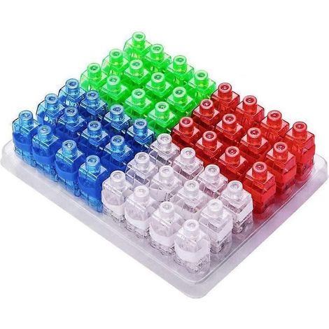 Lumières LED pour les doigts, lot de 48, cadeaux de fête, anniversaire, jouets originaux pour enfants et adultes (1/5)