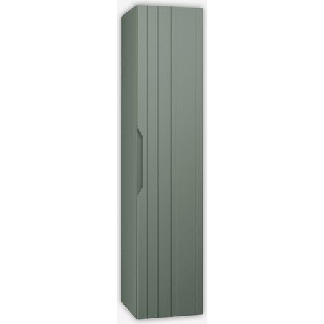 Colonna bagno sospesa reversibile in MDF Solmira 160 - Verde