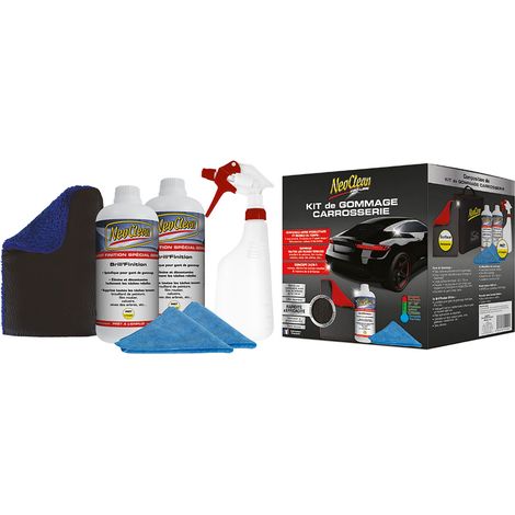 Kit de gommage 3 en 1 carrosserie - Ce produit de marque NEOCLEAN est neuf.