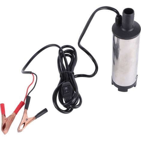 Beyamis Pompe de transfert électrique submersible détachable 12 V CC 51 mm pour carburant diesel, eau et huile (1/5)
