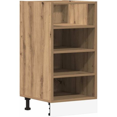 Maison Exclusive - Armadio Inferiore “Riga” Rovere Artigianale 40x44,5x81,5 cm