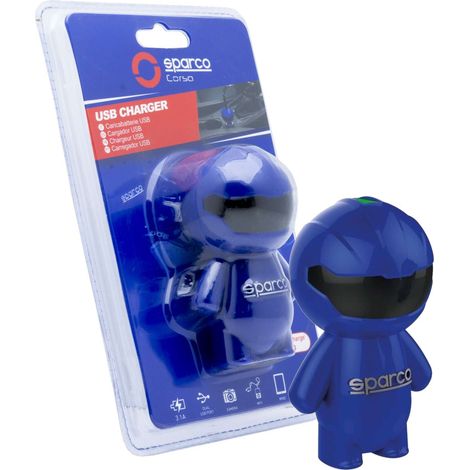 Sparco Rallye-Ladegerät USB 2 x 3,1A Schnellladefunktion SPC4216 (1/5)