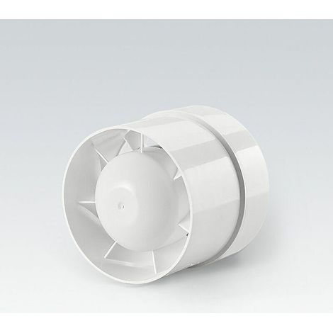 1 PCS Ventilateur Extracteur d'air, économique 100mm, 12W/130m³, extracteur axial conduit en ligne : salle de bain, cuisine, cave (1/5)