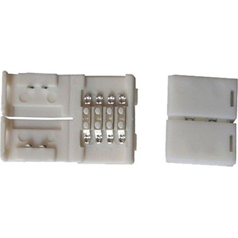 Conector para el montaje de 2 cintas de 12V RGB 5050 leds