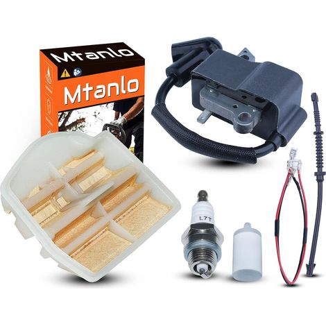 Pour Husqvarna 445 445E 450 450E Pour pièce de tronçonneuse, Kit de bobine d'allumage, 573935701, 504571401, 544080803 (1/5)