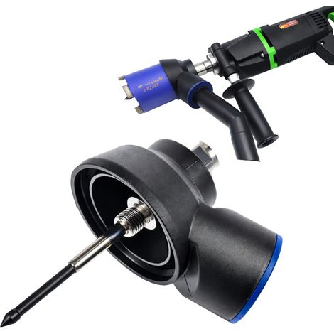 Extractor de polvo para brocas de sierra de corona secas M16 M18 de titanio