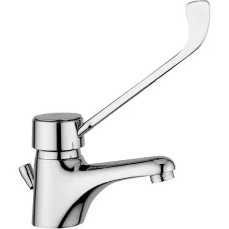 Rubinetto miscelatore monocomando cromato per lavabo serie nettuno scarico 11/4" PAFFONI