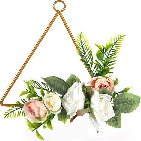 Couronne de fleurs artificielles pour demoiselle d'honneur, décoration murale, plafond, intérieur (SPH-5635) (1/5)