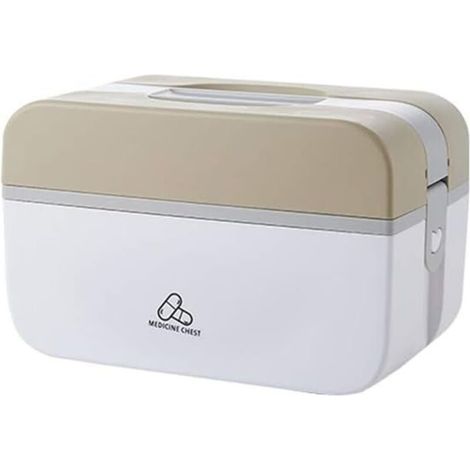 Boîte À Médicaments - 1 Pièce - Boîte De Rangement Multicouche Pliable - 23,5 x 13,5 x 15 cm - Pour Usage Familial Intérieur (1/3)