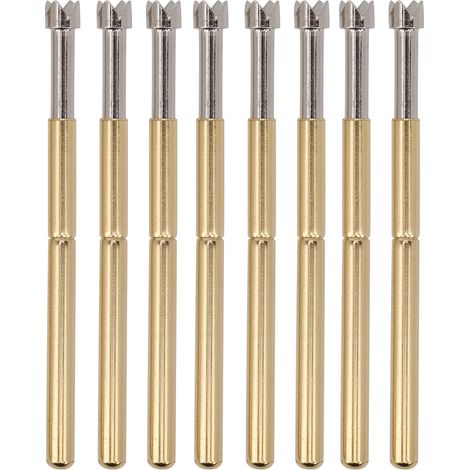 100 Stück Federprüfspitzen, belastete Kontaktstifte, 4 Krallen, 2 mm, Werkzeug P125‑Q (1/5)