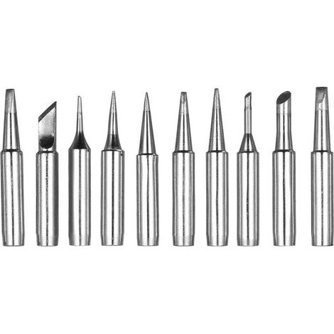 10pcs 900M Remplacement Pointes de Fer à Souder Lefou,Kit Pannes à Souder Pour Hakko, Radio Shack, TENMA, ATTEN, rapide, Aoyue, Yihua Station de Soudure Lefou (1/5)