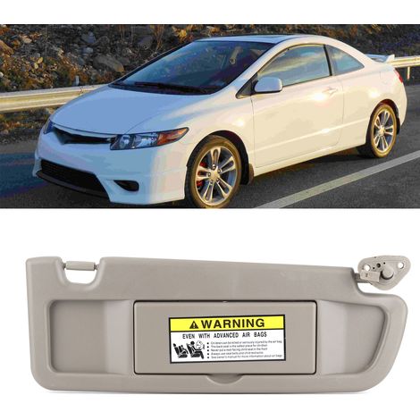 Die rechte Sonnenblende passt für den Honda Civic der Baujahre 2006-2008 in der Farbe Warmgrau. (1/5)