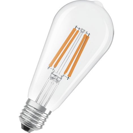 OSRAM HOMELIGHTING 4099854235634 LED EEK A (A - G) E27 Kolbenform 3.8 W = 60 W Warmweiß (Ø x H) 64 m (1/5)
