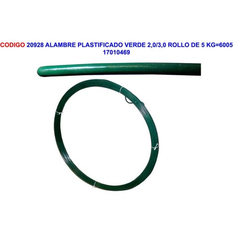 Grüner laminierter Draht 2,0/3,0 Rolle à 5 kg 6005