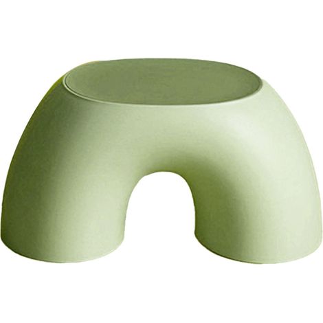 Tabouret enfant en plastique antidérapant, marchepied multifonctionnel vert pour salle de bain (1/5)