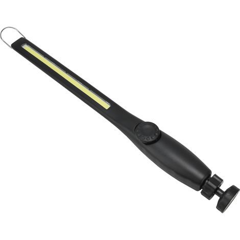 Lampe d'inspection portable à intensité variable, rechargeable COB, longue bande lumineuse de travail d'urgence avec crochet et aimant. (1/5)