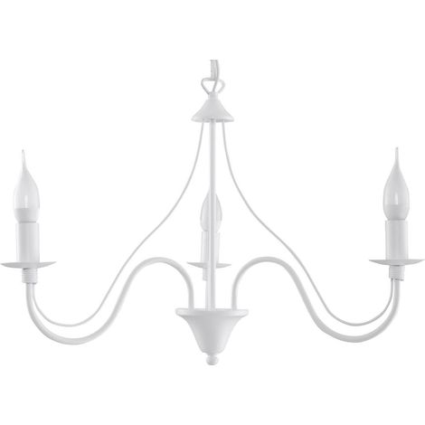 Lampadari Minerwa bianco 60x80x60cm Sollux (1/4)
