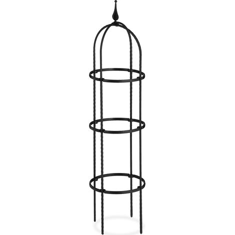 Lot de 2 treillis décoratifs pour plantes grimpantes jardin 100 x 30 cm en métal vert 130011739 (1/5)