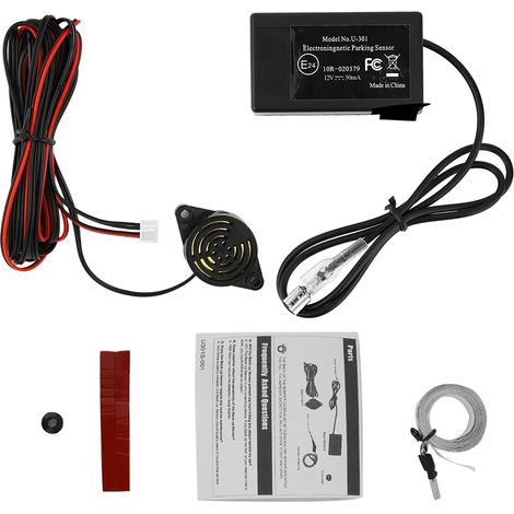 Kit de capteur de stationnement radar de recul intelligent à induction électromagnétique U301 (1/5)
