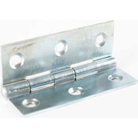PRS 1838 Light Steel Butt Hinge 75mm BZP - Box of 10
