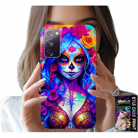 Custodia per Samsung Galaxy S20 FE - Regina della morte messicana e colorata (1/5)