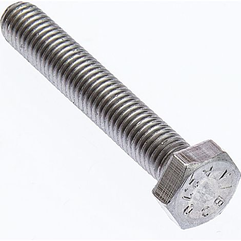 Boulon hexagonal, M8 x 50mm, tête Hexagonale, en Acier Inoxydable ( Prix pour Sachet de 50 )