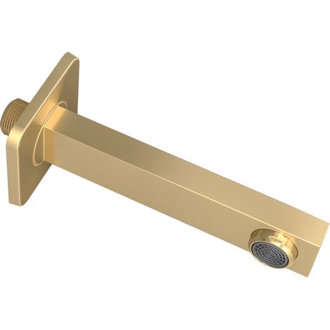 Accesorios de baño dorado cepillado 21 cm cuadrado de Valaz
