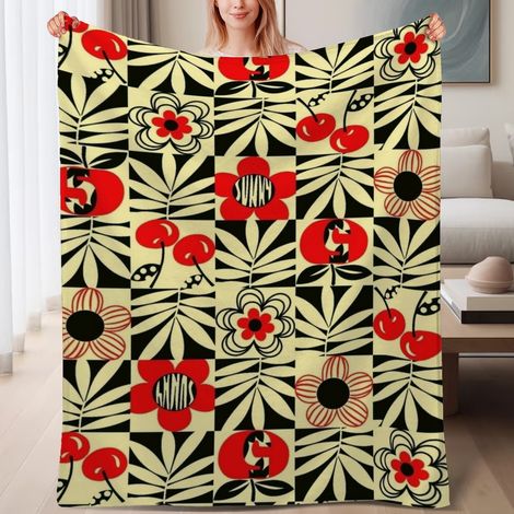 Couverture de lit en polaire, couverture légère et cosy en microfibre pour le printemps, décoration intérieure, excellent cadeau pour femmes hommes, 6080 pouces (1/4)