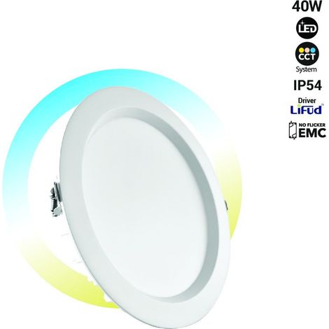Downlight LED CCT De Alta Eficiencia- 40W - Driver Lifud -
