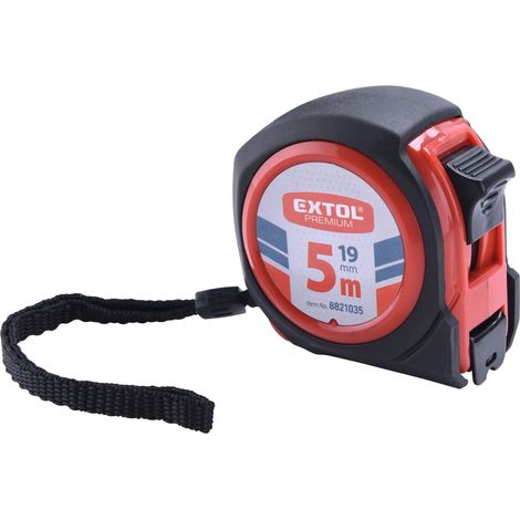EXTOL PREMIUM Nastro metrico COMPATTO, 5 m, larghezza 19 mm (1/3)