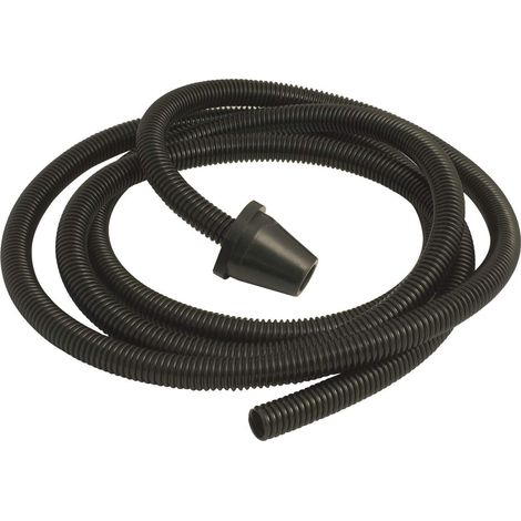 Mirka Tuyau d'aspiration 4m x Ø 20mm pour blocs à main et blocs de ponçage avec aspiration/avec adaptateur conique pour le raccordement à tous les aspirateurs industriels (1/5)