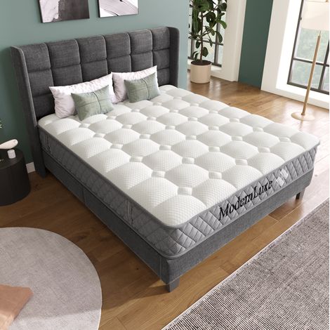 Materasso ibrido 7 zone con molle insacchettate e memory no (1/5)