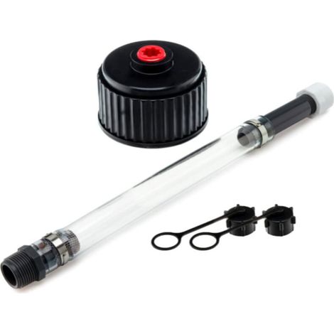 Tuyau de Remplissage de Carburant Racing Jegs LC2 – Compatible Bidons VP Racing Fuels – Noir – avec Bouchons de Bidon et de Vent (1/4)