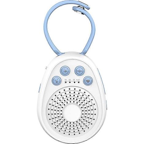 Machine à bruit blanc portable pour le sommeil des bébés, 20 musiques exclusives pour favoriser l'endormissement, batterie rechargeable et câble USB (1/5)