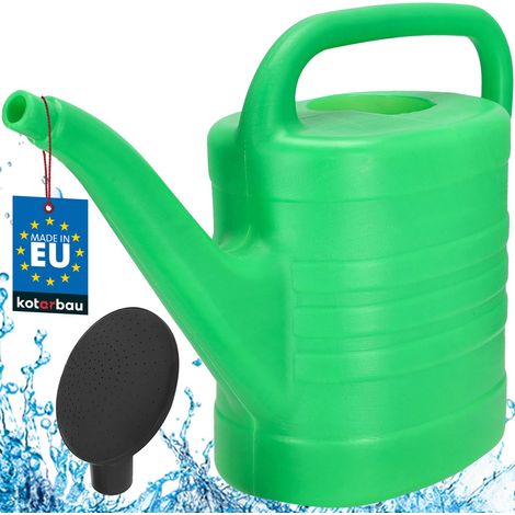 KOTARBAU® Arrosoir Plante Intérieur - PVC - 12 L - Vert - avec Pomme Amovible - Arrosoir Jardin - pour Fleurs Potager Terrasse Balcon (1/5)