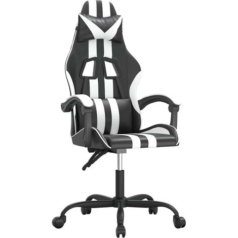 Maison Exclusive - Chaise de jeu Noir et blanc Similicuir (1/5)