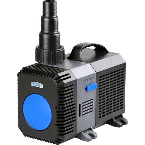 Pompe à eau de bassin filtre filtration cours d'eau eco 10000 litres par heure 80 watts koi