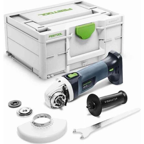 Festool AGC 18-125 EB-Basic Amoladora angular sin cable, 125 mm, sin escobillas, 18 V + maletín - sin batería, sin cargador (576825) (continuación del modelo 575343 ) (1/10)