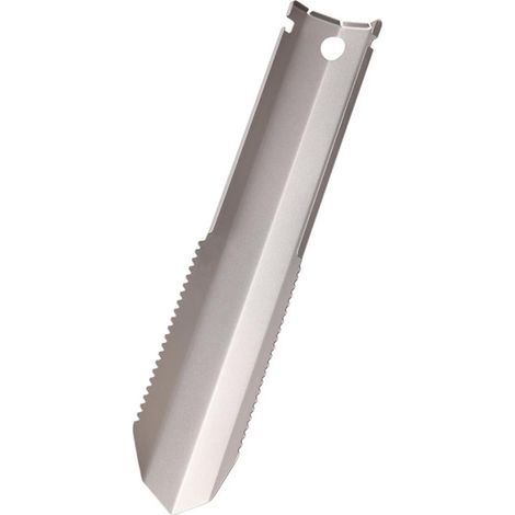 Pelle de jardin dentelée en titane TOMSHOO avec clip, idéale pour le camping, la randonnée et le trekking. (1/3)