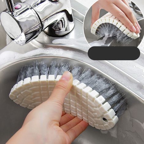Biflex Küchenspülenbürste, umweltfreundliches PP, 15,5 cm, einfach zu bedienen, für verschiedene Oberflächen (1/5)