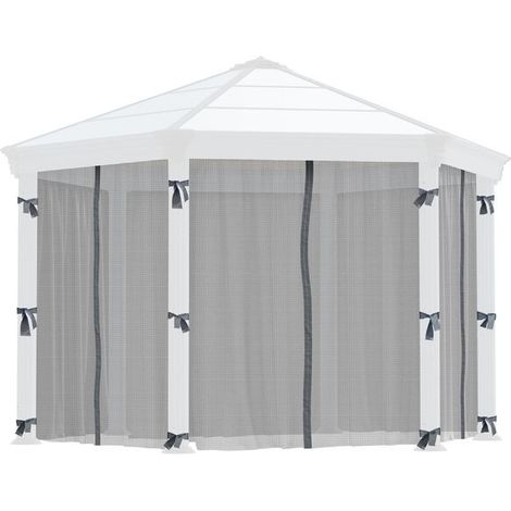 Canopia Rete Antizanzare Esagonale Per Gazebo Monaco / Roma 2.3X2.2 m (1/4)