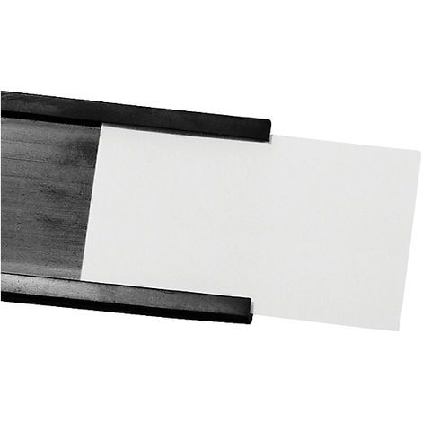 Support d'étiquettes B.30mm Rouleaux-L.50m S.1,0mm Profilé magnétique (1/5)