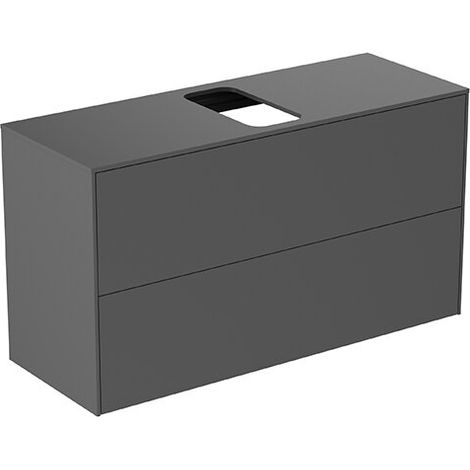 IDEAL STANDARD T3948Y2 meuble sous-lavabo Conca, 2 tiroirs (1/2)