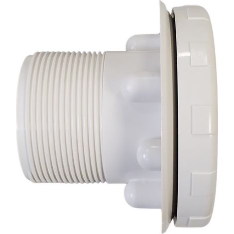 Bouche de refoulement piscine enterrée liner – Rotule orientable – Filetage extérieur 2" – Compatible piscines béton et liner – Piscineo