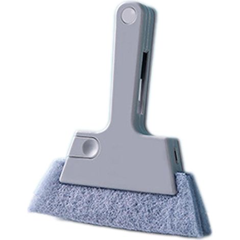 Ensemble d'outils de nettoyage de joints de fenêtre amélioré, brosse à poignée confortable, nettoyant pour joints pour cuisine et salle de bain, gris (1/5)