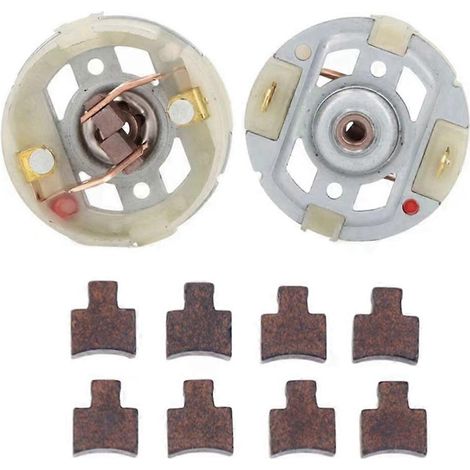 Porte-balais en carbone RS550 pour moteur CC, compatible avec perceuse/visseuse électrique et outils à balais en cuivre (1/5)
