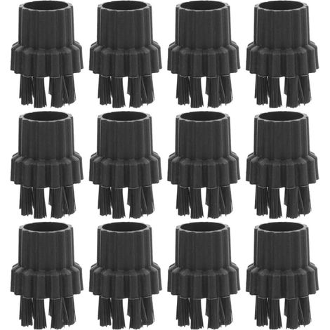Nylon-Bürstenköpfe, Mehrzweckwerkzeug, 12er-Pack für Dampfreiniger, einfach zu installierendes Ersatzzubehör für die tägliche Reinigung harter Oberflächen (1/5)