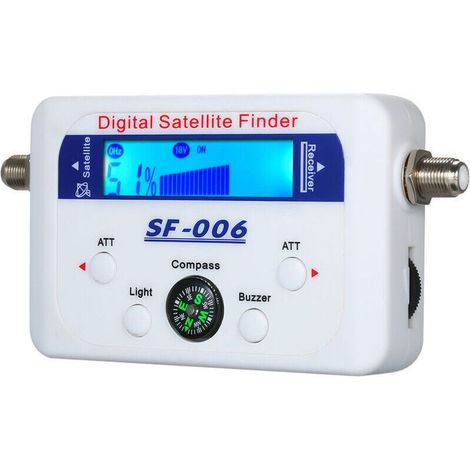 Antenne parabolique de détecteur de signal satellite numérique (1/5)