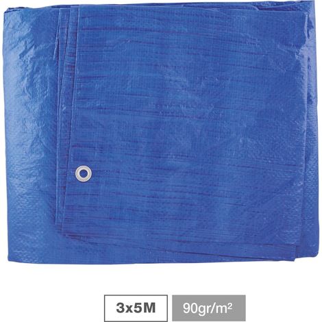 Store banne 90gr 3x5M Bleu