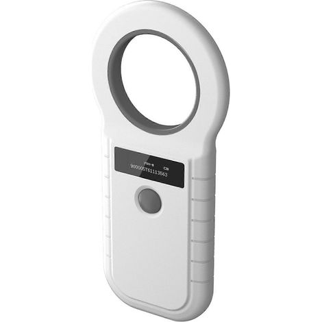 Lecteur de puces électroniques pour animaux (RFID/EMID) portable, Bluetooth + USB + 2,4 GHz, 128 broches (1/4)